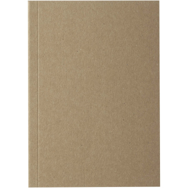 Logo trade promotional giveaways picture of: Novella Austen A6 recycled soft cover kraft notebook - 50 sheets