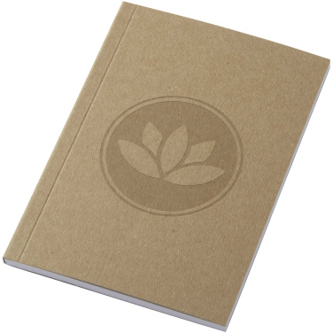 Logotrade promotional products photo of: Novella Austen A6 recycled soft cover kraft notebook - 50 sheets