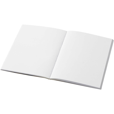 Logotrade promotional item picture of: Novella Austen A6 recycled soft cover kraft notebook - 50 sheets