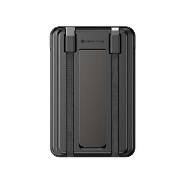 Logo trade corporate gifts image of: Urban Vitamin Redwood 5in1 5000mah 20W PD magnetic powerbank