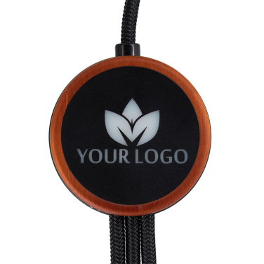 Logo trade corporate gift photo of: Cable 3in1 with illuminated logo - LH-ZM04