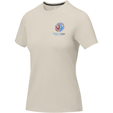 Logo trade promotional merchandise image of: Nanaimo short sleeve women's t-shirt