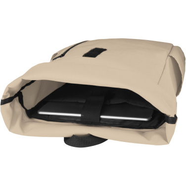 Logotrade promotional gift picture of: Byron 15.6" GRS RPET roll-top backpack 18L