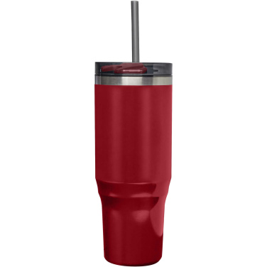 Logo trade promotional giveaway photo of: Melbourne 1200 ml RCS certified insulated tumbler with straw