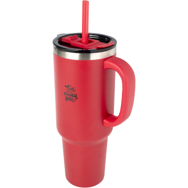 Logotrade promotional merchandise image of: Sydney 1200 ml copper vacuum insulated tumbler with straw