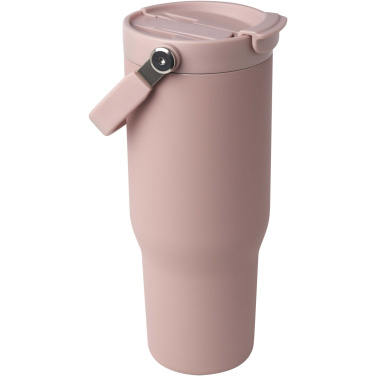 Logo trade promotional merchandise image of: Bronx 900 ml RCS recycled stainless steel copper vacuum insulated tumbler with dual function lid