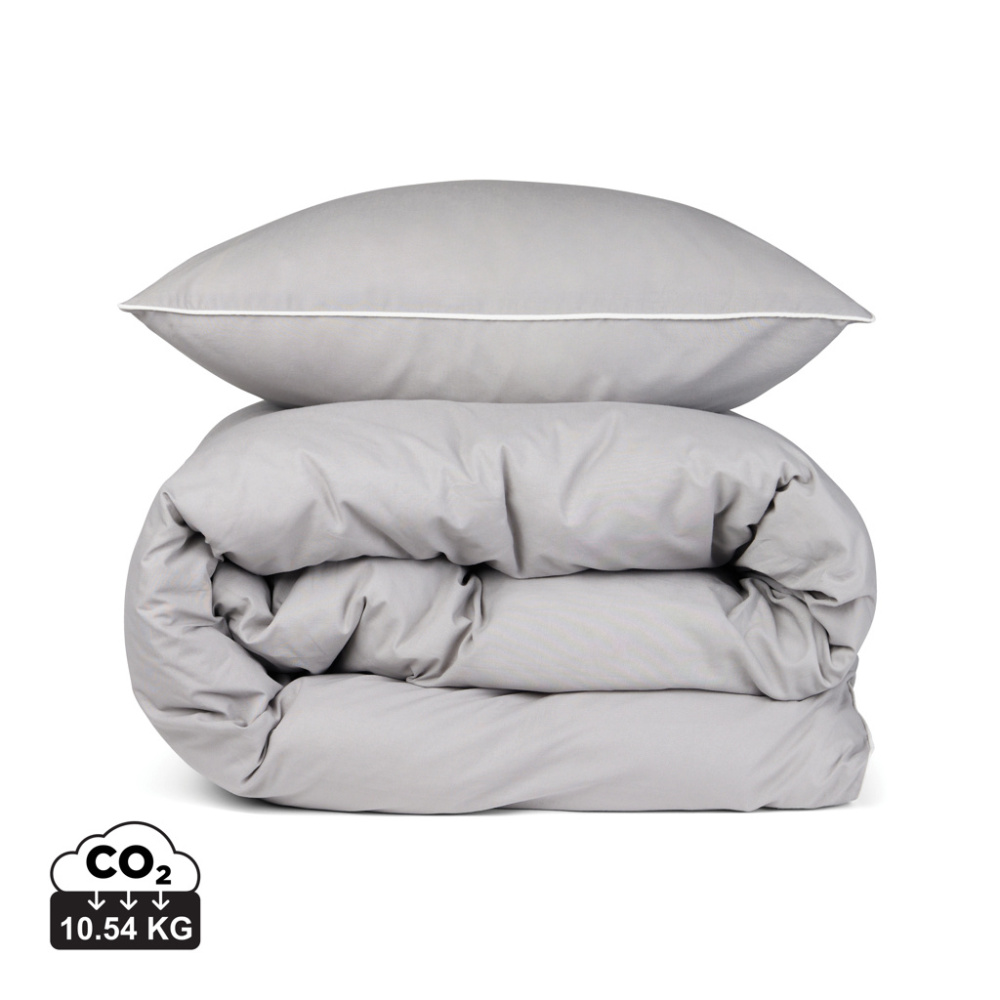 Logo trade promotional merchandise picture of: VINGA Marston OCS organic cotton bed linen, 4 pcs set