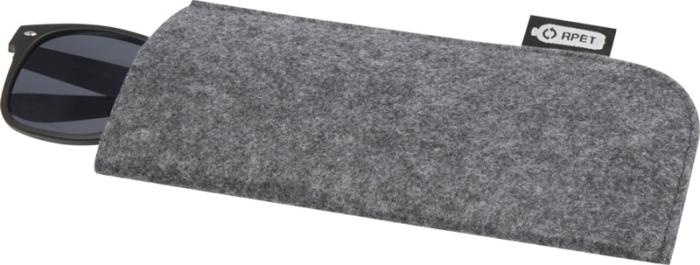 Logotrade promotional item image of: Felta GRS recycled pouch for glasses
