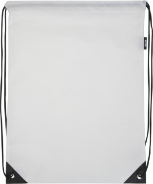 Logotrade promotional merchandise picture of: Evergreen GRS recycled non-woven drawstring bag 5L