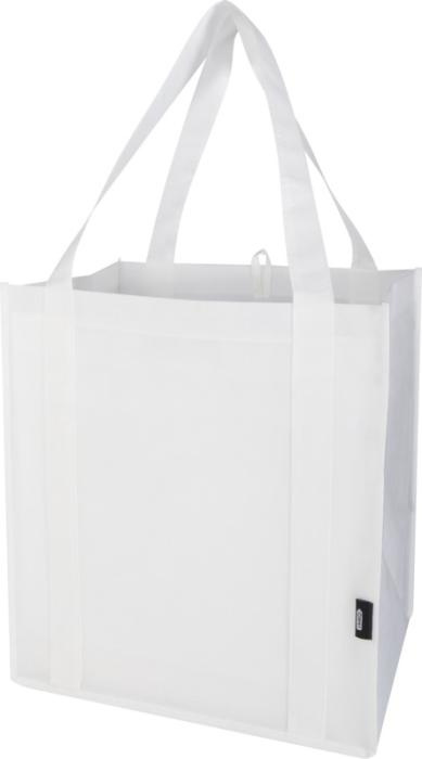 Logotrade promotional product picture of: Liberty GRS recycled non-woven bottom board tote bag 29L