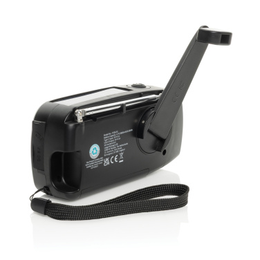 Logotrade promotional merchandise picture of: RescueWave RCS recycled plastic emergency radio