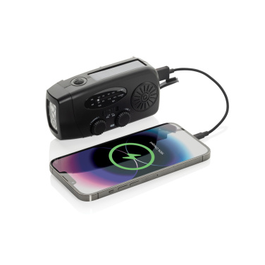 Logo trade promotional giveaway photo of: RescueWave RCS recycled plastic emergency radio