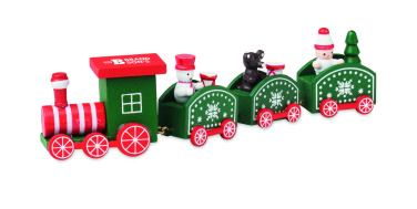 Logotrade business gift image of: Wooden Christmas train