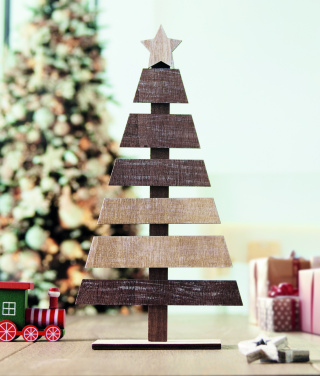 Logo trade promotional product photo of: Wooden Christmas tree