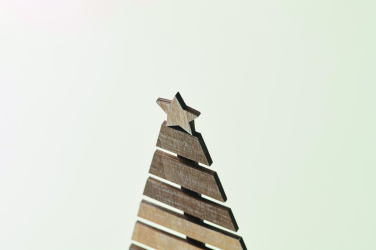 Logo trade promotional giveaway photo of: Wooden Christmas tree