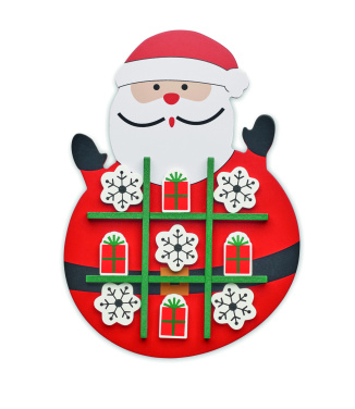 Logotrade business gift image of: Christmas wooden tic tac toe