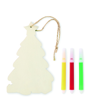 Logo trade promotional merchandise image of: Christmas tree ornament