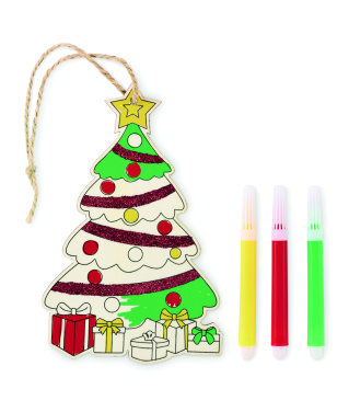 Logo trade corporate gift photo of: Christmas tree ornament