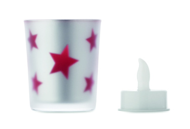 Logo trade promotional merchandise image of: LED tea light candle