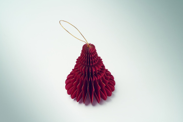 Logo trade promotional giveaway photo of: Christmas paper tree hanger