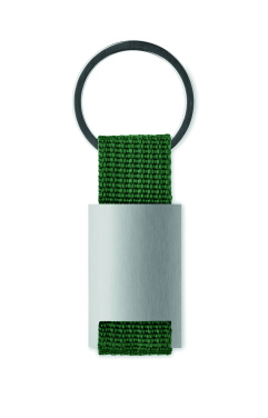 Logotrade corporate gift picture of: Metal rectangular key ring Espoo
