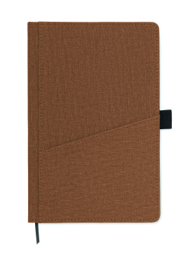 Logotrade promotional gift image of: A5 notebook PU front pocket