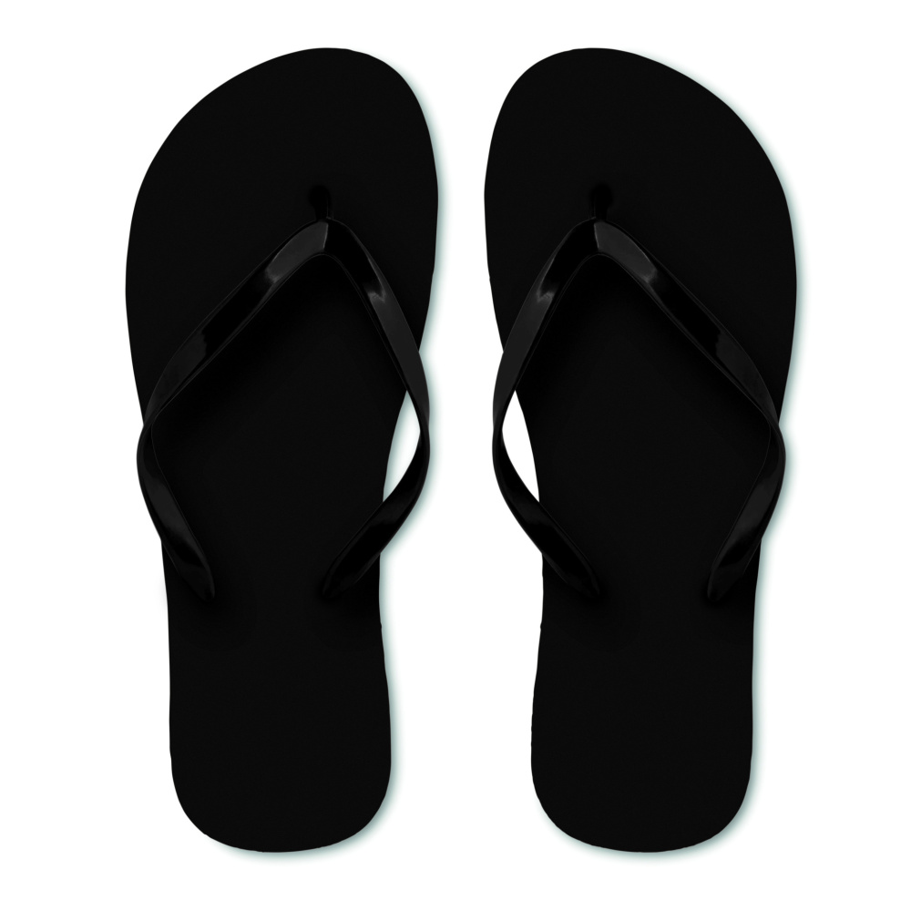 Logo trade corporate gifts image of: EVA beach slippers L
