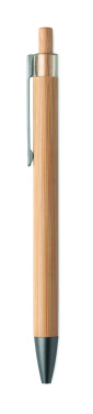 Logotrade advertising products photo of: Push button bamboo pen