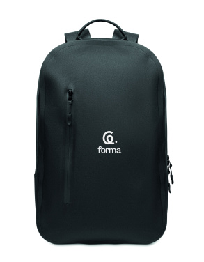 Logo trade promotional merchandise picture of: 300D RPET computer backpack