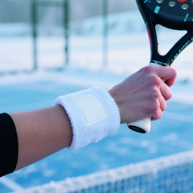 Logo trade business gifts image of: Wristband in polycotton