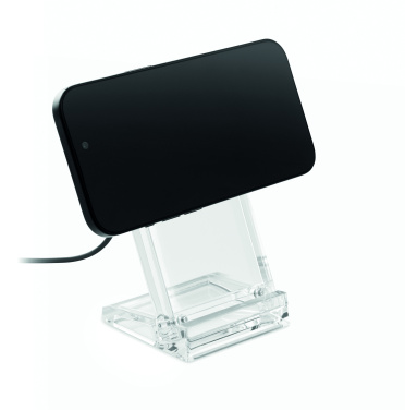 Logotrade promotional giveaway image of: Acrylic wireless charger 15W