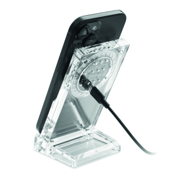 Logotrade promotional merchandise image of: Acrylic wireless charger 15W