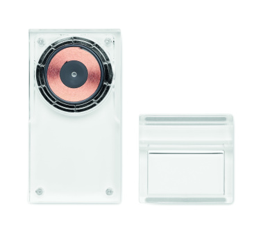 Logo trade promotional giveaways picture of: Acrylic wireless charger 15W