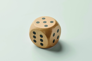 Logotrade promotional items photo of: Schima wooden dice 5cm dia