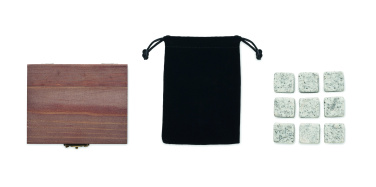 Logo trade promotional merchandise picture of: 9 stone ice cube set in box