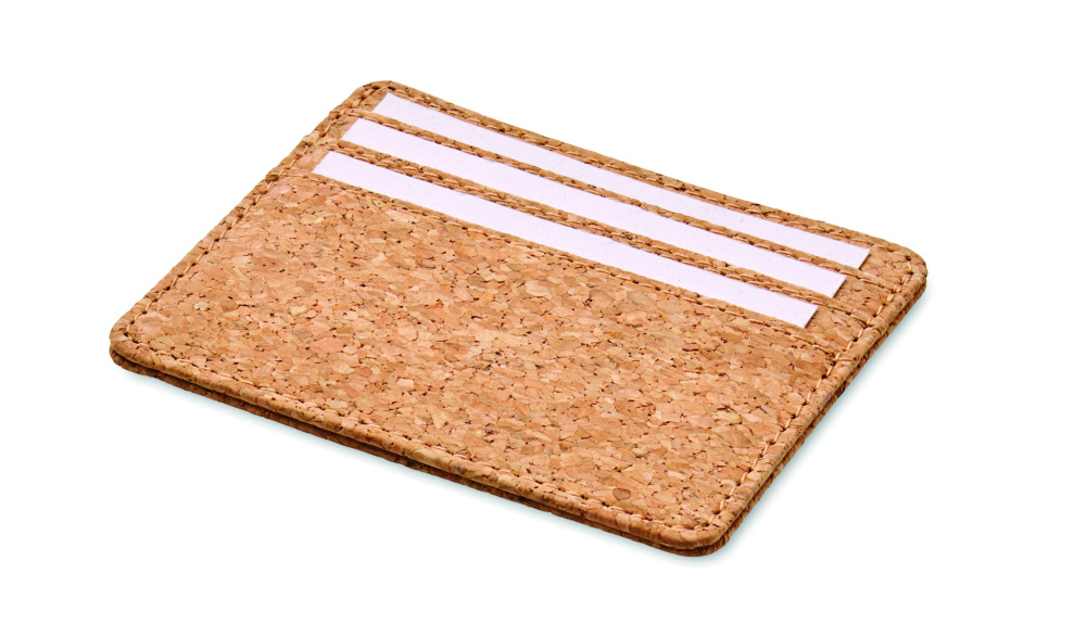 Logo trade promotional merchandise picture of: Cork cardholder with RFID