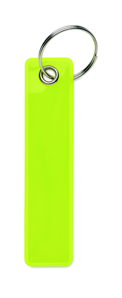 Logotrade business gift image of: Reflective key ring in PVC