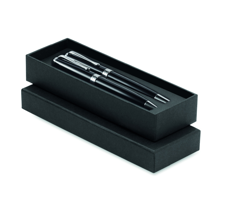 Logotrade promotional merchandise photo of: Ball pen and roller set