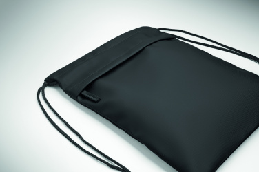 Logotrade promotional product picture of: Drawstring bag in 600D RPET