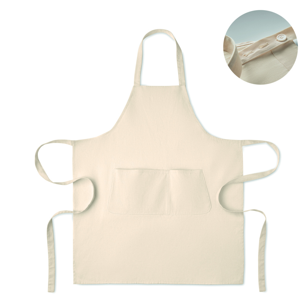 Logotrade promotional item picture of: Organic cotton apron 240 gr/m²