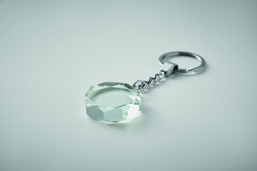 Logotrade promotional merchandise photo of: Glass round award key ring
