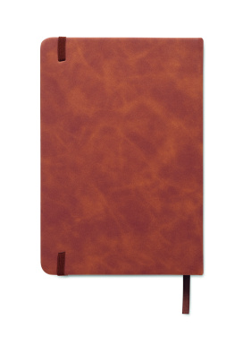 Logo trade promotional merchandise photo of: A5 smokey PU notebook