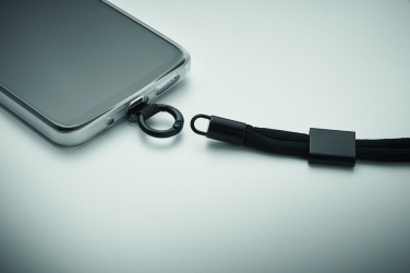 Logo trade advertising product photo of: RPET phone wrist cord