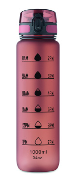 Logo trade promotional items image of: Sports water bottle RPET 1L