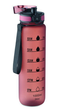 Logo trade business gifts image of: Sports water bottle RPET 1L