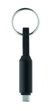 Logo trade promotional merchandise image of: 60W charging cable keyring