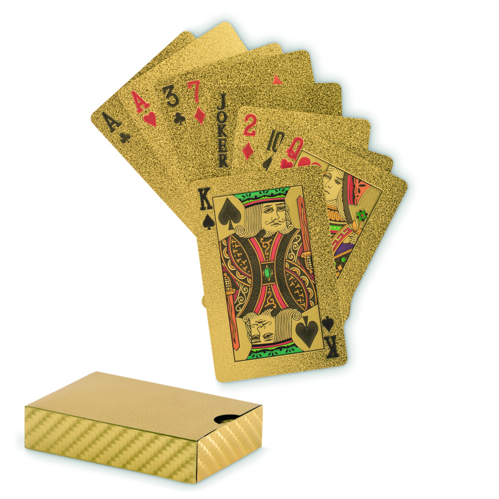 Logo trade promotional merchandise photo of: Waterproof playing cards