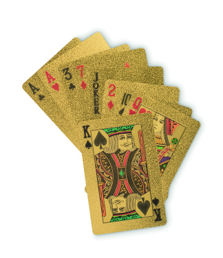 Logo trade promotional products picture of: Waterproof playing cards