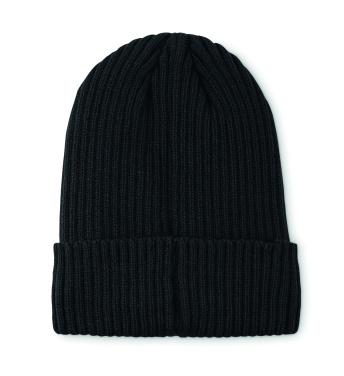 Logo trade promotional giveaways image of: 3M knitted beanie with cuff