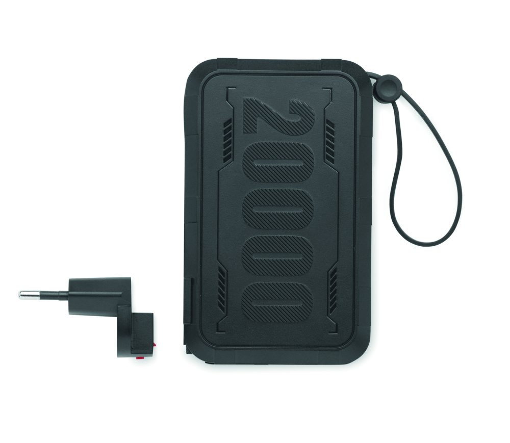 Logo trade promotional product photo of: Power bank 20000 mAh in ABS